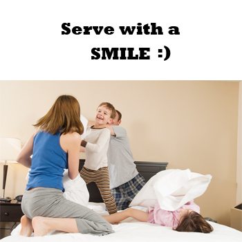 Serve with a Smile