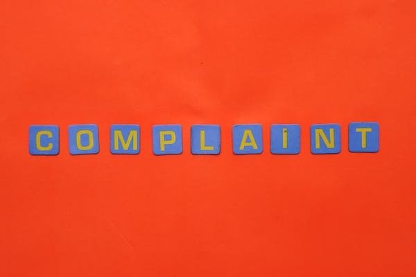 Complaint resolution process