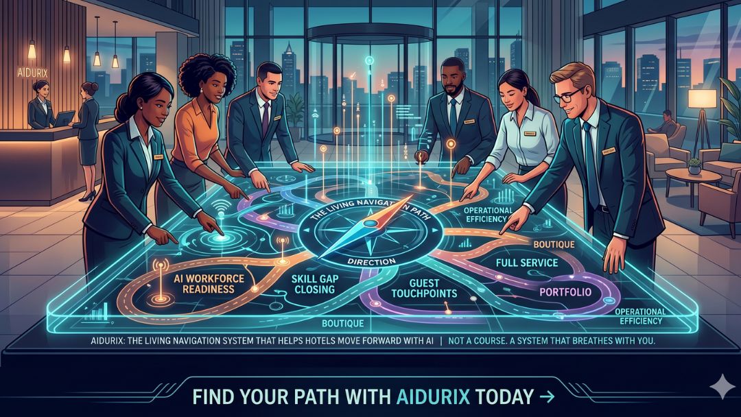 AIDURIX: The Living Navigation System That Helps Hotels Actually Move Forward With AI